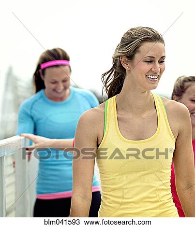 Women walking outdoors View Large Photo Image Stock Image - Women walking outdoors. Fotosearch