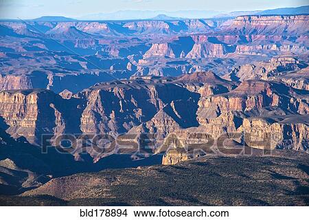 Picture - "Aerial view of Grand Canyon, Arizona, United States". Fotosearch