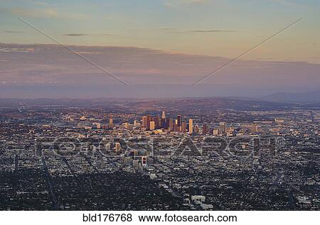 Aerial view of Los Angeles cityscape, California, United States View Large Photo Image Stock Photo - Aerial view of Los Angeles cityscape, California, United States. Fotosearch