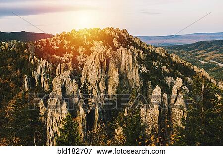 Aerial view of mountain in rural landscape, Ural, Ural, Russia View Large Photo Image Stock Photo - Aerial view of mountain in rural landscape, Ural, Ural, Russia. Fotosearch