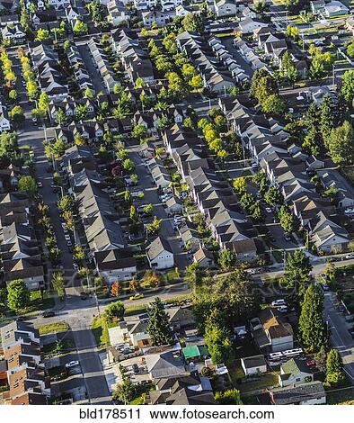 Aerial view of Seattle neighborhood, Washington, United States View Large Photo Image Stock Image - Aerial view of Seattle neighborhood, Washington, United States. Fotosearch