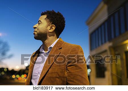 African American businessman standing outdoors View Large Photo Image Stock Photo - African American businessman standing outdoors. Fotosearch