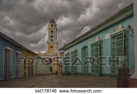 "Bell tower and building in Trinidad, Sancti Spiritus, Cuba" View Large Photo Image Stock Photograph - "Bell tower and building in Trinidad, Sancti Spiritus, Cuba". Fotosearch