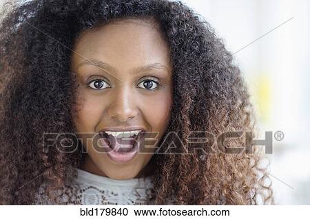 Black woman gasping View Large Photo Image Stock Image - Black woman gasping. Fotosearch