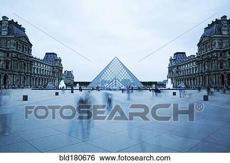 "Blurred view of people outside Louvre museum, Paris, Ile-de-France, France" View Large Photo Image Stock Photograph - "Blurred view of people outside Louvre museum, Paris, Ile-de-France, France". Fotosearch