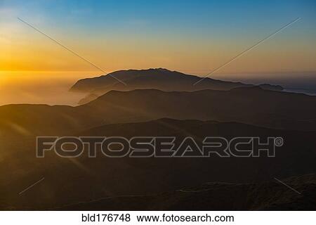 Catalina Island in mist, California, United Stages View Large Photo Image Stock Photo - Catalina Island in mist, California, United Stages. Fotosearch
