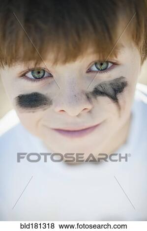 Caucasian baseball player with marks on cheeks View Large Photo Image Stock Photo - Caucasian baseball player with marks on cheeks. Fotosearch
