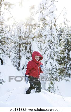 Caucasian boy snowshoeing on hillside View Large Photo Image Stock Image - Caucasian boy snowshoeing on hillside. Fotosearch