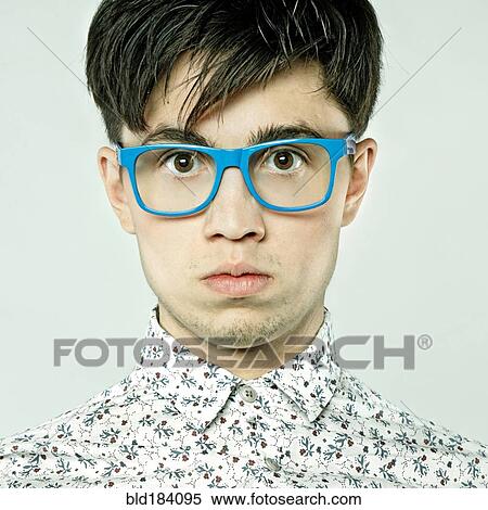 Caucasian man wearing colorful eyeglasses View Large Photo Image Stock Photography - Caucasian man wearing colorful eyeglasses. Fotosearch