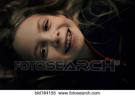 Close up of Caucasian girl smiling View Large Photo Image Stock Photography - Close up of Caucasian girl smiling. Fotosearch