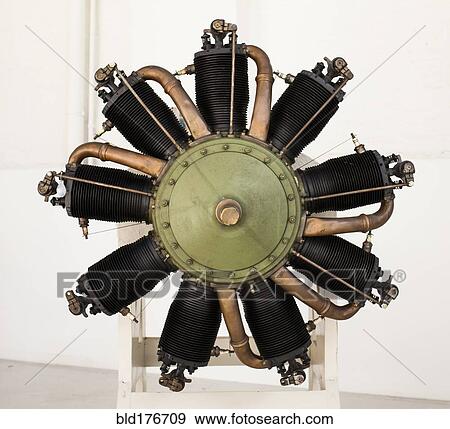 Stock Photo - Close up of propeller engine. Fotosearch