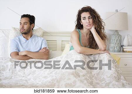 Couple arguing in bed View Large Photo Image Stock Photo - Couple arguing in bed. Fotosearch