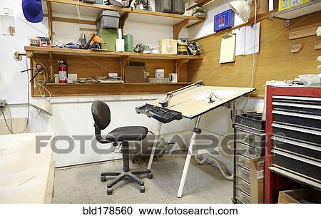 Drafting table in workshop View Large Photo Image Stock Image - Drafting table in workshop. Fotosearch