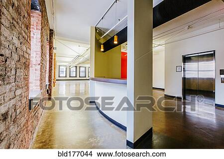 Empty room in modern office View Large Photo Image Picture - Empty room in modern office. Fotosearch