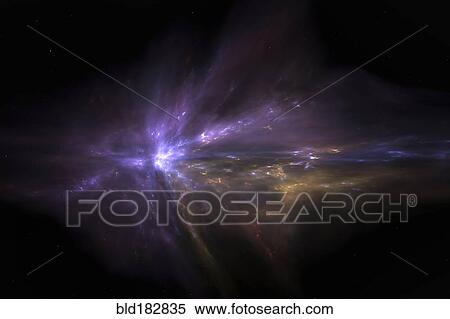 Stock Photography - Galaxy in outer space. Fotosearch