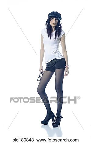 Glamorous Caucasian woman wearing high heels View Large Photo Image Stock Image - Glamorous Caucasian woman wearing high heels. Fotosearch