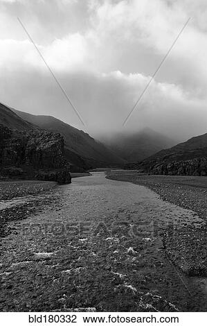 Gravel stream in remote mountains View Large Photo Image Stock Image - Gravel stream in remote mountains. Fotosearch