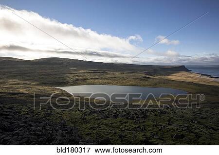 Lake in remote landscape View Large Photo Image Stock Photo - Lake in remote landscape. Fotosearch