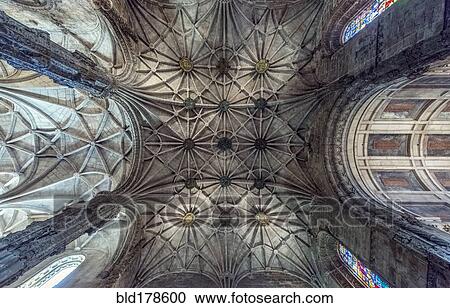 Low angle view of ornate ceiling in Church of Santa Maria, Lisbon, Lisbon, Portugal View Large Photo Image Stock Image - Low angle view of ornate ceiling in Church of Santa Maria, Lisbon, Lisbon, Portugal. Fotosearch