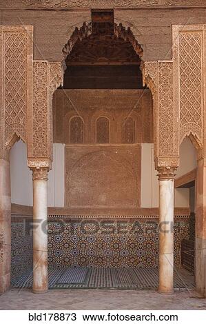 Stock Image - Ornate arches in doorway. Fotosearch