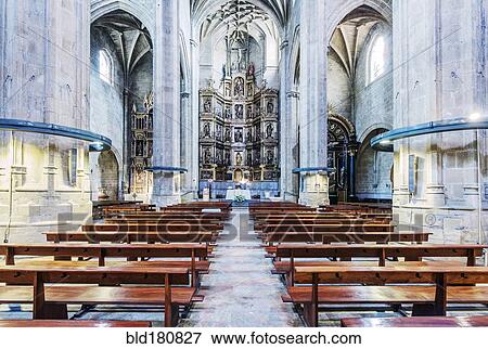 Pews and arches in ornate church View Large Photo Image Stock Photo - Pews and arches in ornate church. Fotosearch