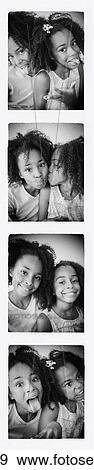 Photo strip of mixed race sisters View Large Photo Image Stock Photo - Photo strip of mixed race sisters. Fotosearch