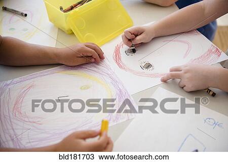 Students drawing in classroom View Large Photo Image Stock Image - Students drawing in classroom. Fotosearch