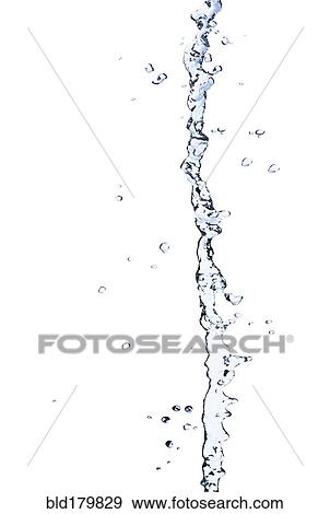 Stock Photo - Water splashing on white background. Fotosearch