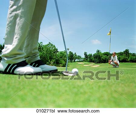 detail of golfer on golf course (blurred! ) View Large Photo Image Stock Image - detail of golfer on golf course (blurred! ). Fotosearch