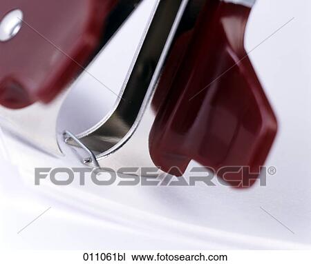 Detail of stapler removing staple from piece of paper View Large Photo Image Stock Image - Detail of stapler removing staple from piece of paper. Fotosearch