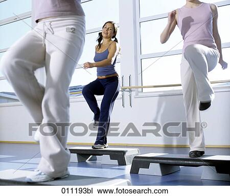 Group doing fitness training with core boards View Large Photo Image Stock Image - Group doing fitness training with core boards. Fotosearch