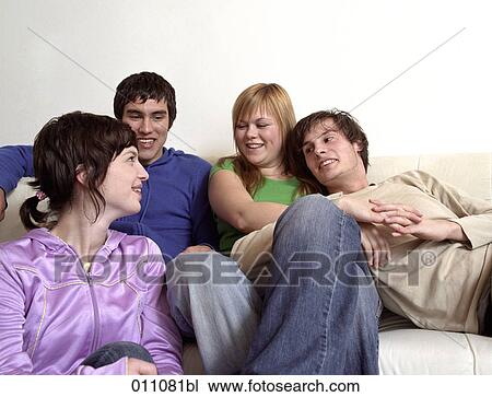 Group of teenage friends View Large Photo Image Stock Image - Group of teenage friends. Fotosearch