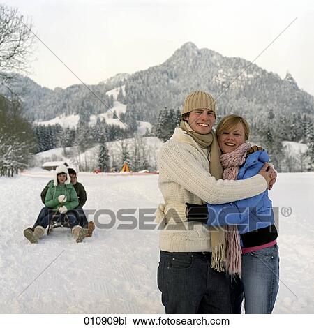 portrait of a teenage couple on a day out in the snow View Large Photo Image Stock Image - portrait of a teenage couple on a day out in the snow. Fotosearch