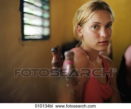 portrait of blonde teenage girl View Large Photo Image Stock Image - portrait of blonde teenage girl. Fotosearch