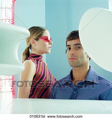 portrait of young couple View Large Photo Image Stock Image - portrait of young couple. Fotosearch