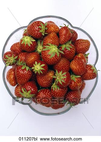 strawberries in glassbowl View Large Photo Image Stock Image - strawberries in glassbowl. Fotosearch
