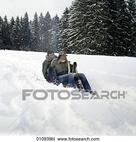 teenage couple hugging each other in the snow View Large Photo Image Stock Image - teenage couple hugging each other in the snow. Fotosearch