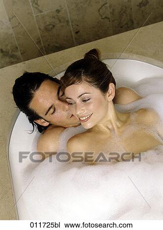 happy couple sitting in bath View Large Photo Image Stock Image - happy couple sitting in bath. Fotosearch