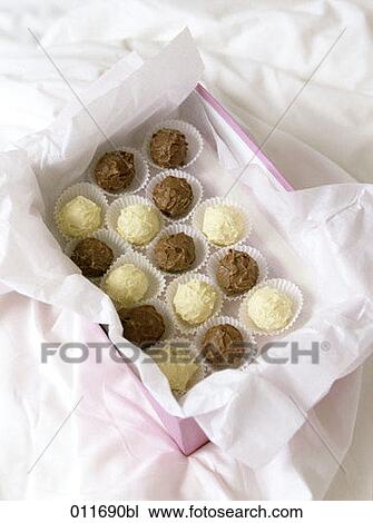 still life of chocolate truffles View Large Photo Image Stock Image - still life of chocolate truffles. Fotosearch