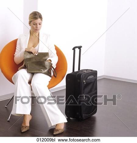 bag, blond hair, artificial light View Large Photo Image Stock Image - bag, blond hair, artificial light. Fotosearch