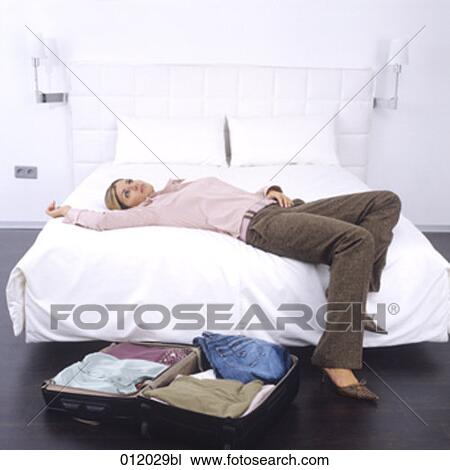 bed, bedroom, artificial light View Large Photo Image Stock Image - bed, bedroom, artificial light. Fotosearch