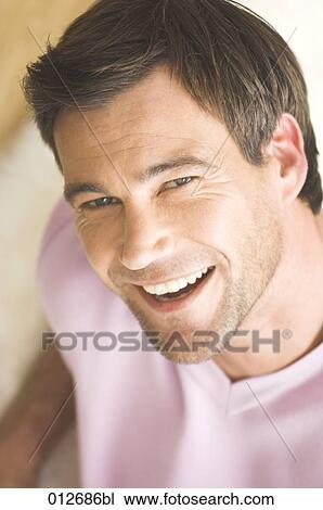 close-up of smiling mature man View Large Photo Image Stock Image - close-up of smiling mature man. Fotosearch