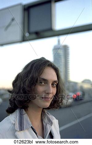 portrait of confident looking woman with dark hair View Large Photo Image Stock Image - portrait of confident looking woman with dark hair. Fotosearch