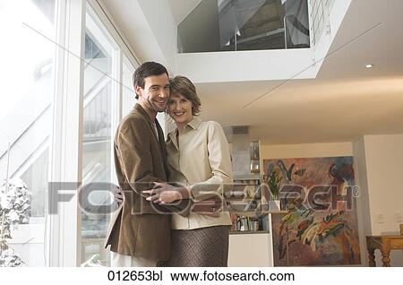portrait of mature couple in maisonette View Large Photo Image Stock Image - portrait of mature couple in maisonette. Fotosearch