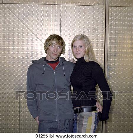 young couple facing camera View Large Photo Image Stock Image - young couple facing camera. Fotosearch