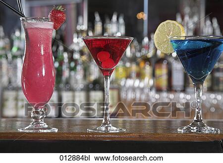 still life of three different cocktails View Large Photo Image Stock Image - still life of three different cocktails . Fotosearch