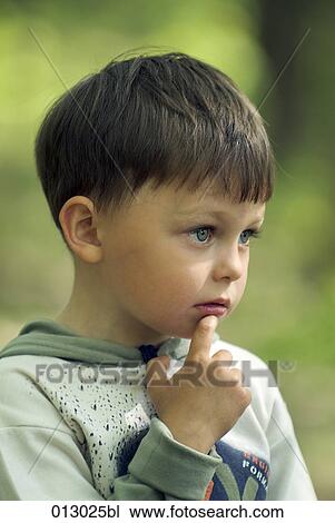 Stock Image - brown haired, Vladimir Godnik, brown hair, boys, boy, 3-5 years. Fotosearch
