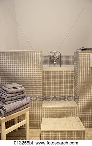 Halasz + Burow, artificial light, bath, bathing, bathroom, bathrooms, bathtub View Large Photo Image Stock Image - Halasz + Burow, artificial light, bath, bathing, bathroom, bathrooms, bathtub. Fotosearch