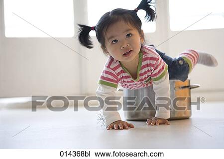 portrait of asian girl playing on floor View Large Photo Image Stock Image - portrait of asian girl playing on floor. Fotosearch