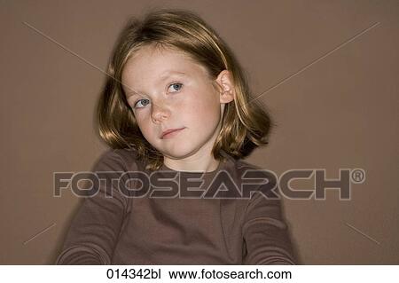portrait of girl with doubtful expression View Large Photo Image Stock Image - portrait of girl with doubtful expression. Fotosearch